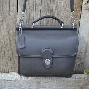 Coach Willis bag in gray with nickel hardware
